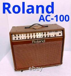 Amplificateur de guitare Roland ACOUSTIC CHORUS-100 AC-100UT en bon état de fonctionnement en provenance du Japon