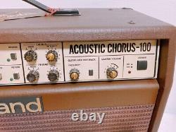 Amplificateur de guitare Roland ACOUSTIC CHORUS-100 AC-100UT en bon état de fonctionnement en provenance du Japon