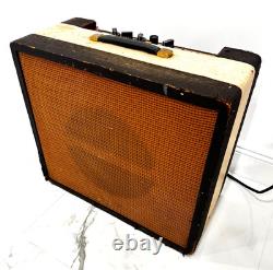 Amplificateur de guitare Univox style U-152 des années 1960 + haut-parleur de recherche de Deerfield, Illinois