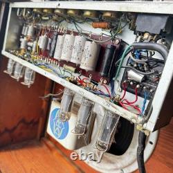 Amplificateur de guitare Univox style U-152 des années 1960 + haut-parleur de recherche de Deerfield, Illinois