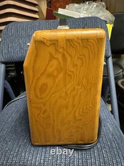 Amplificateur de guitare Yamaha G-5 années 1980 Nippon Gakki avec réverbération à ressort fonctionnelle en bois naturel