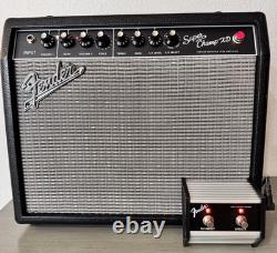 Amplificateur de guitare à lampe Fender Super Champ X2 à 2 canaux avec pédale originale