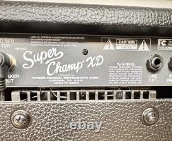 Amplificateur de guitare à lampe Fender Super Champ X2 à 2 canaux avec pédale originale