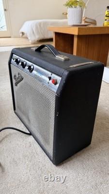Amplificateur de guitare à lampes Fender Silverface Champ vintage de 1970, entièrement d’origine