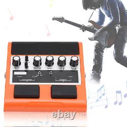 Amplificateur de guitare à pédales rechargeable pour accessoires musicaux 8W Orange HPT