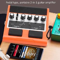 Amplificateur de guitare à pédales rechargeable pour accessoires musicaux 8W Orange HPT