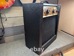 Amplificateur de guitare à tubes entier Kalamazoo Modèle 1 en bois avec grille noire 1967 en excellent état