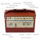 Amplificateur De Guitare Acoustique Ac-25 25w, Amplificateur Rechargeable, Enceinte Bluetooth Sans Fil
