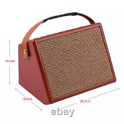 Amplificateur de guitare acoustique AC-25 25W, amplificateur rechargeable, enceinte Bluetooth sans fil