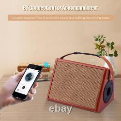 Amplificateur de guitare acoustique AC-25 25W, amplificateur rechargeable, enceinte Bluetooth sans fil