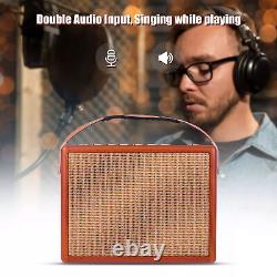 Amplificateur de guitare acoustique AC-25 25W, amplificateur rechargeable, haut-parleur BT sans fil