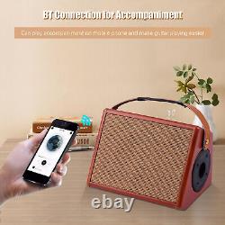 Amplificateur de guitare acoustique AC-25 25W, amplificateur rechargeable, haut-parleur BT sans fil