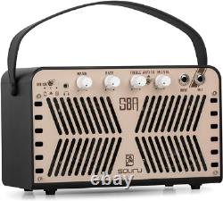 Amplificateur de guitare acoustique Caline Scuru S8A 20W, ampli portable pour pratique, batterie
