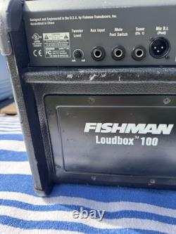 Amplificateur de guitare acoustique Fishman Loudbox 100 testé/fonctionnel voir vidéo SFH