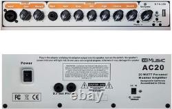 Amplificateur de guitare acoustique, ampli Bluetooth 20 watts pour guitare acoustique avec réverbération Amplificateur de guitare acoustique, ampli Bluetooth 20 watts pour guitare acoustique avec réverbération