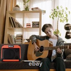 Amplificateur de guitare acoustique, ampli Bluetooth 20 watts pour guitare acoustique avec réverbération
