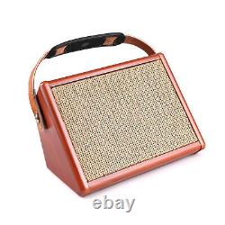 Amplificateur de guitare acoustique portable 15W avec haut-parleur BT et entrée microphone H4Y5