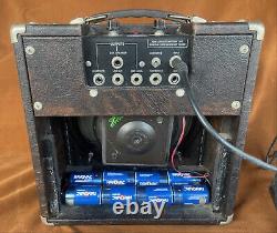Amplificateur de guitare alimenté par batterie Vintage Rock Amps Petros 1 en état de marche