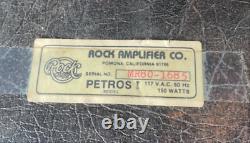 Amplificateur de guitare alimenté par batterie Vintage Rock Amps Petros 1 en état de marche