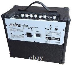 Amplificateur de guitare combo Aroma AG30 Bluetooth reverb 30 watts (Expédition gratuite USA)