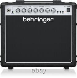Amplificateur de guitare combo Behringer HA-20R de 20 watts avec réverbération et haut-parleur Bugera 8