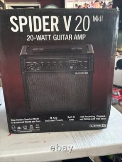 Amplificateur de guitare combo Line 6 Spider V 20 MKII 20W 1x8 Noir