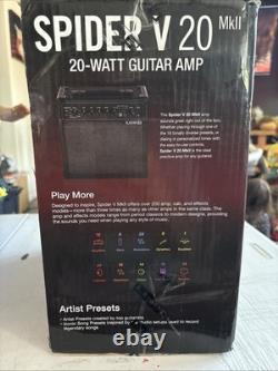 Amplificateur de guitare combo Line 6 Spider V 20 MKII 20W 1x8 Noir