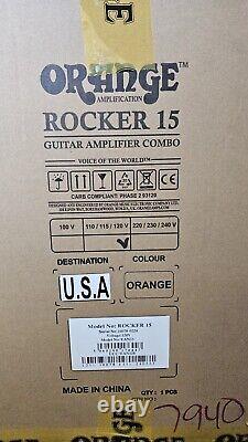 Amplificateur de guitare combo Orange Rocker 15 Modèle # / EAN13