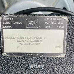 Amplificateur de guitare compact Peavey Audition Plus 2 canaux 20 W testé