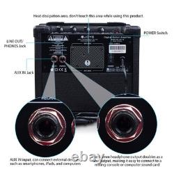 Amplificateur de guitare électrique 15W avec effets de délai et de réverbération HLVF Amplificateur de guitare électrique 15W avec effets de délai et de réverbération HLVF