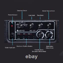 Amplificateur de guitare électrique 15W avec effets de délai et de réverbération pour guitare acoustique FD5