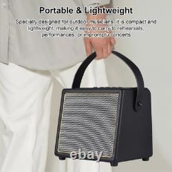 Amplificateur de guitare électrique 30W avec fonction OTG BT rechargeable portable Aco DGD