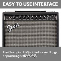 Amplificateur de guitare électrique 50 watts combo 2 canaux Fender Champion II