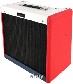 Amplificateur de guitare électrique Fender Blues Junior IV Color Trio avec haut-parleur Cannabis Rex