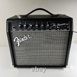 Amplificateur de guitare électrique Fender Champion 20 de 20 watts noir avec cordon d'alimentation