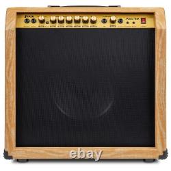 Amplificateur de guitare électrique LyxPro 60W, amplificateur de guitare avec haut-parleur intégré, naturel