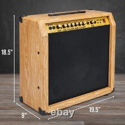 Amplificateur de guitare électrique LyxPro 60W, amplificateur de guitare avec haut-parleur intégré, naturel