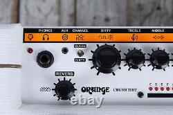 Amplificateur de guitare électrique Orange Crush 20RT Édition Limitée Orianthi Blanche