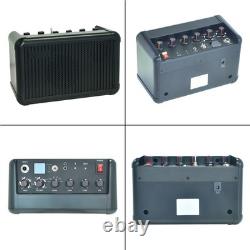 Amplificateur de guitare électrique Rowin 15W haut-parleur sans fil BT amplificateur de guitare acoustique avec KWTT