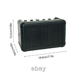 Amplificateur de guitare électrique Rowin 15W haut-parleur sans fil BT amplificateur de guitare acoustique avec KWTT