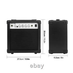 Amplificateur de guitare électrique haut-parleur portable multifonction de 6 pouces pour pratique