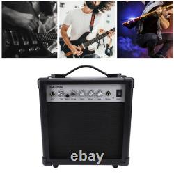 Amplificateur de guitare électrique haut-parleur portable multifonction de 6 pouces pour pratique