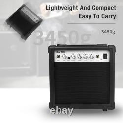 Amplificateur de guitare électrique haut-parleur portable multifonction de 6 pouces pour pratique