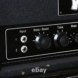 Amplificateur de guitare électrique vintage Matamp LW-100 blanc de 1973 RARE demi-stack OG