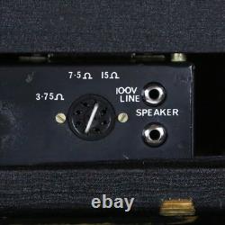 Amplificateur de guitare électrique vintage Matamp LW-100 blanc de 1973 RARE demi-stack OG