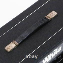 Amplificateur de guitare électrique vintage Matamp LW-100 blanc de 1973 RARE demi-stack OG