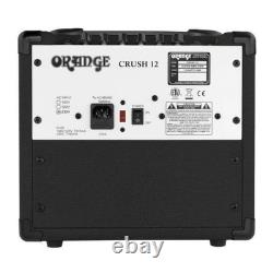 Amplificateur de guitare et combo haut-parleur Crush 12-12W 6, Noir