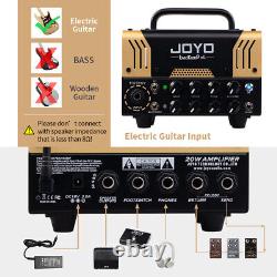 Amplificateur de guitare hybride à tube JOYO Mini Amp 20W 2 canaux propre/distorsion ouvert