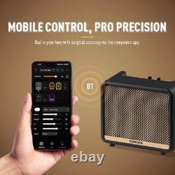Amplificateur de guitare portable Bluetooth 10 W avec 8 modules d’effets