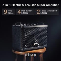 Amplificateur de guitare portable JOYO 15W Combo 9 modèles de préampli + looper, modélisation numérique